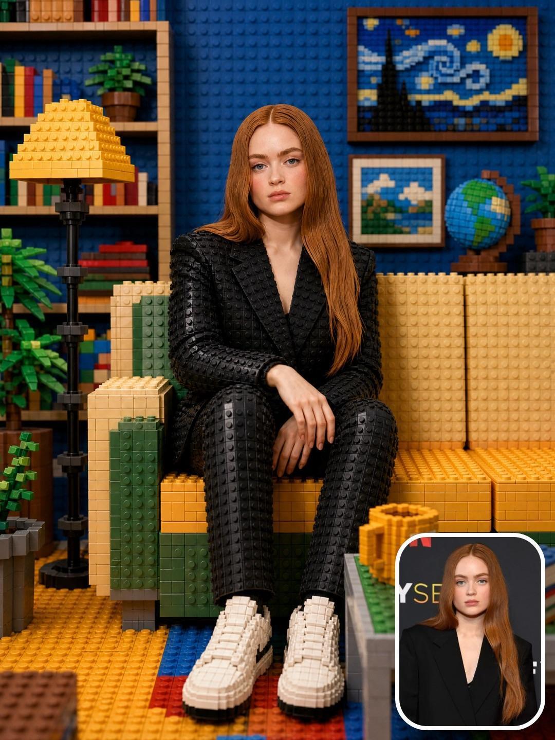 Фото в стиле Lego