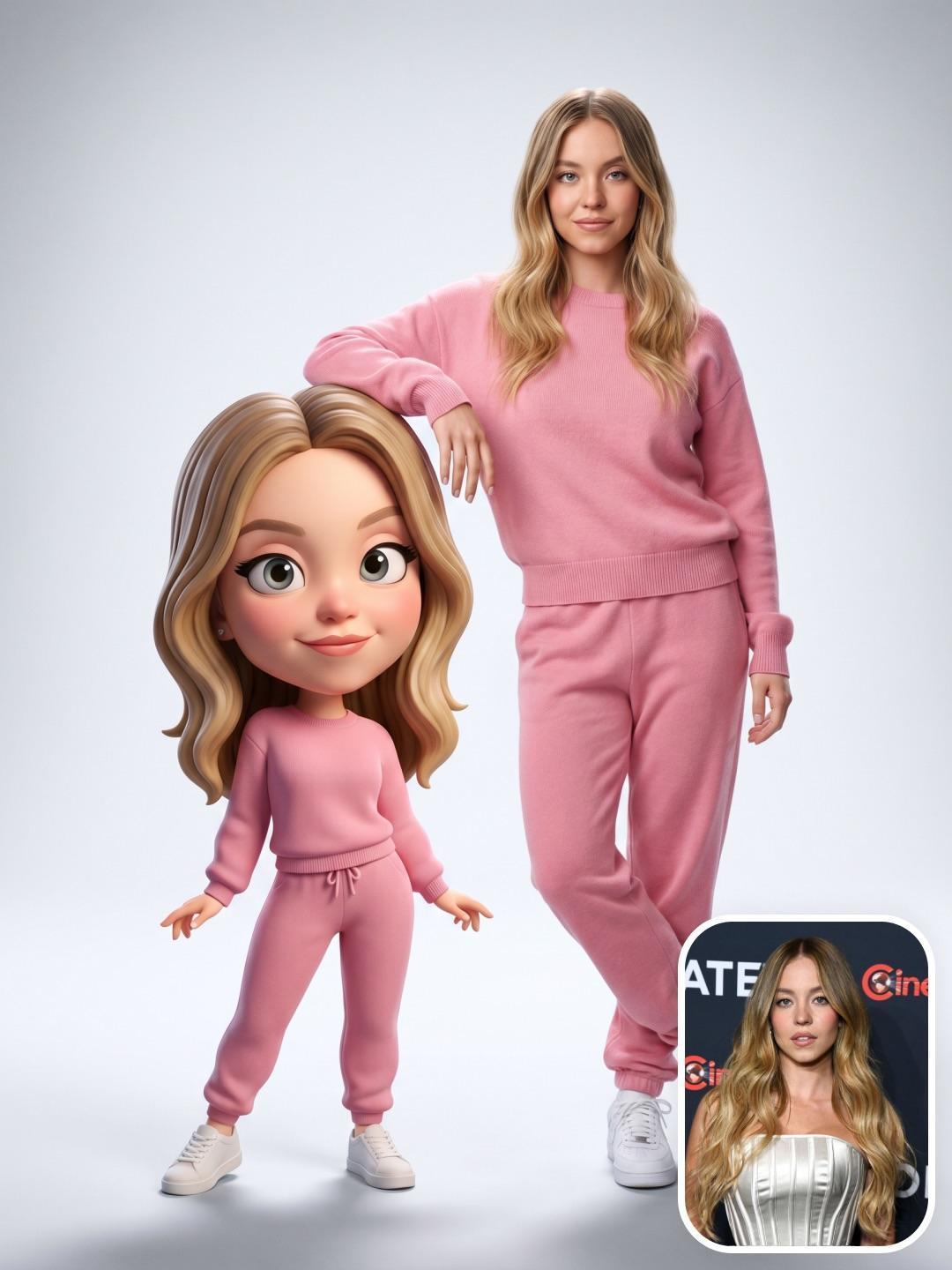 3D Bobblehead-Style