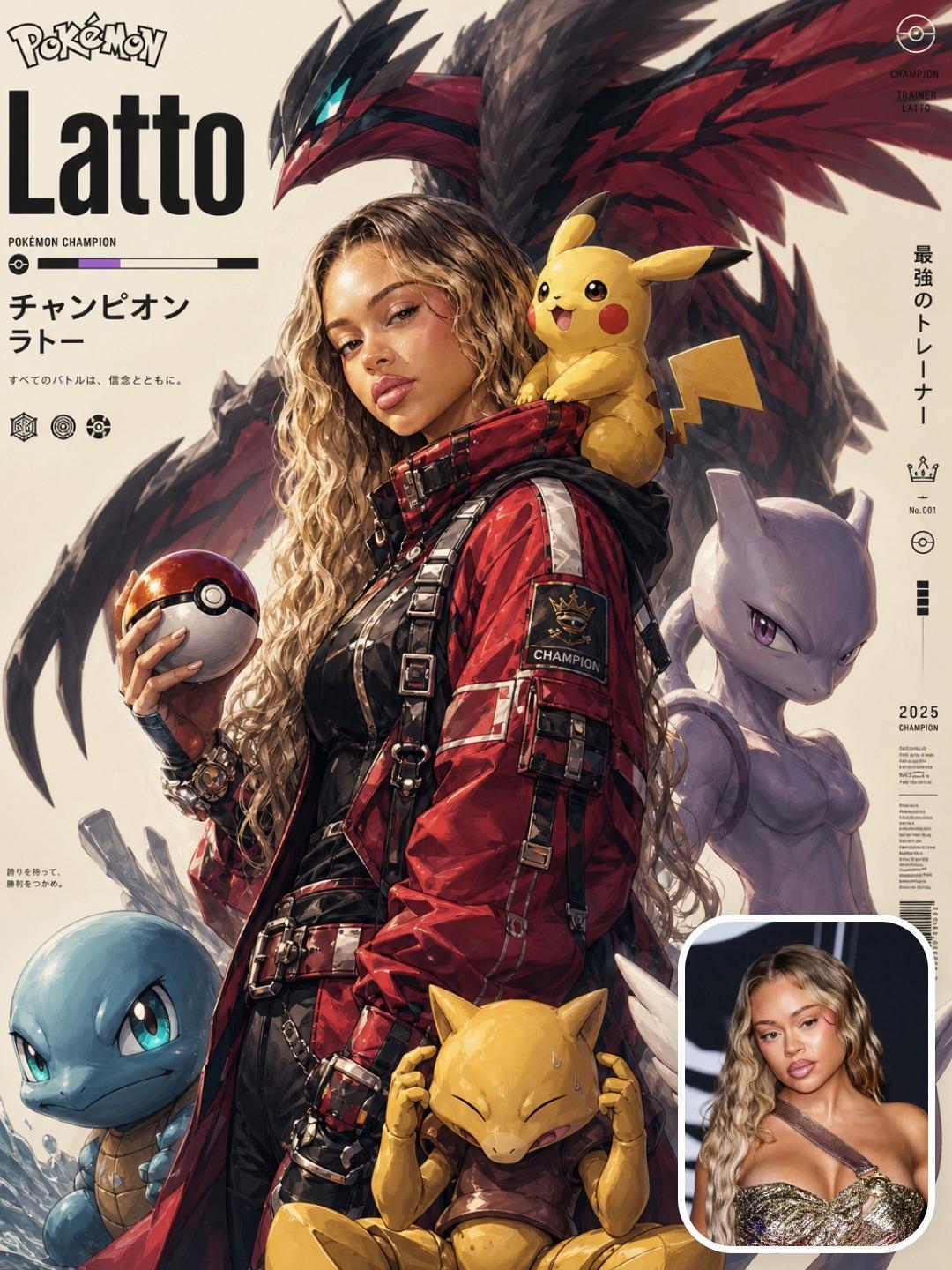Постер в стиле Pokémon