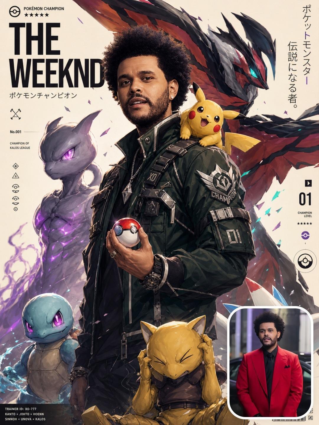 Постер в стиле Pokémon