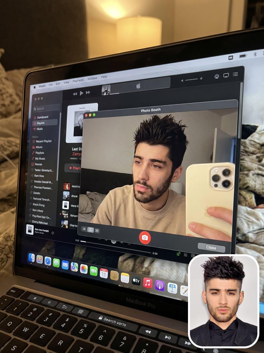 Фото в стиле скрин с MacBook