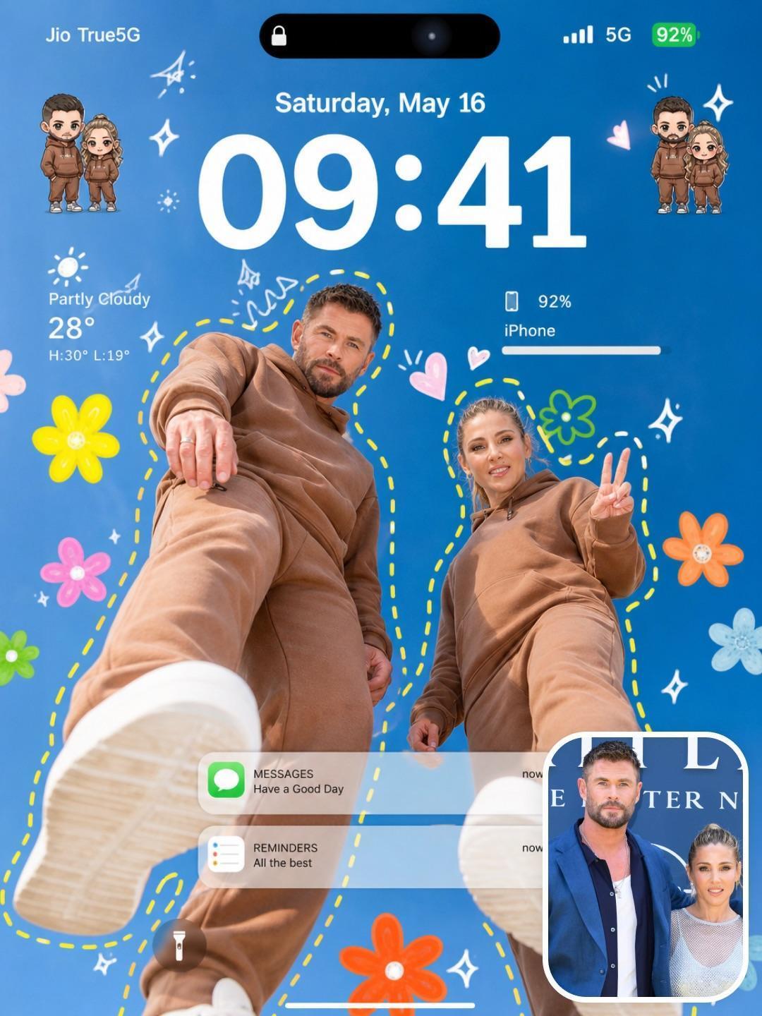 Обои для экрана блокировки iPhone