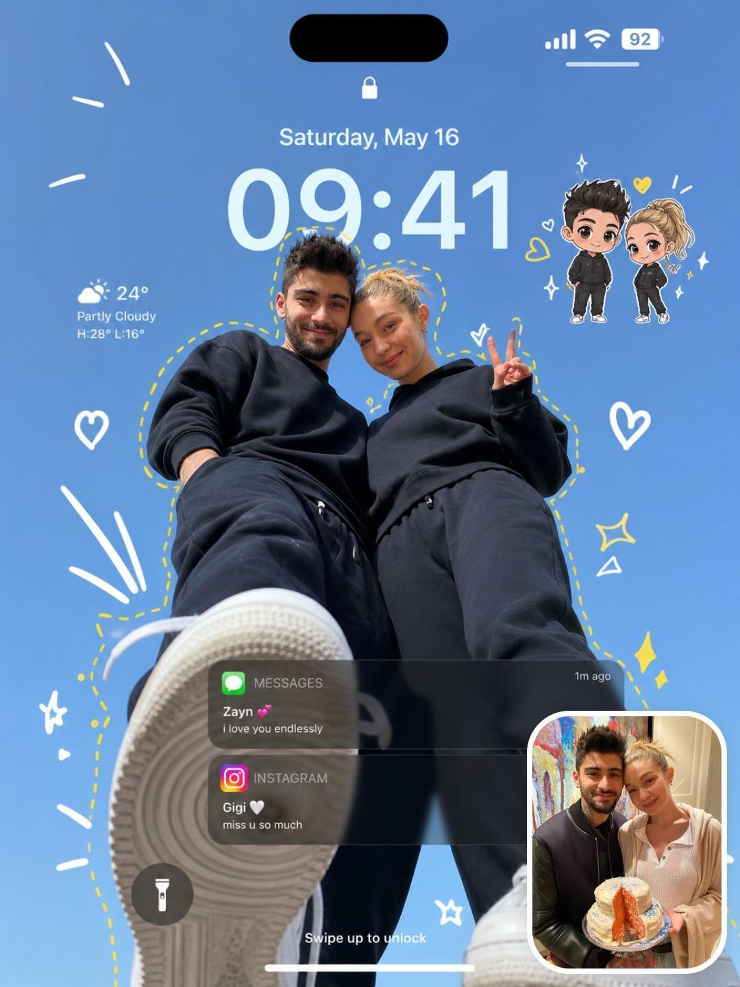 Обои для экрана блокировки iPhone