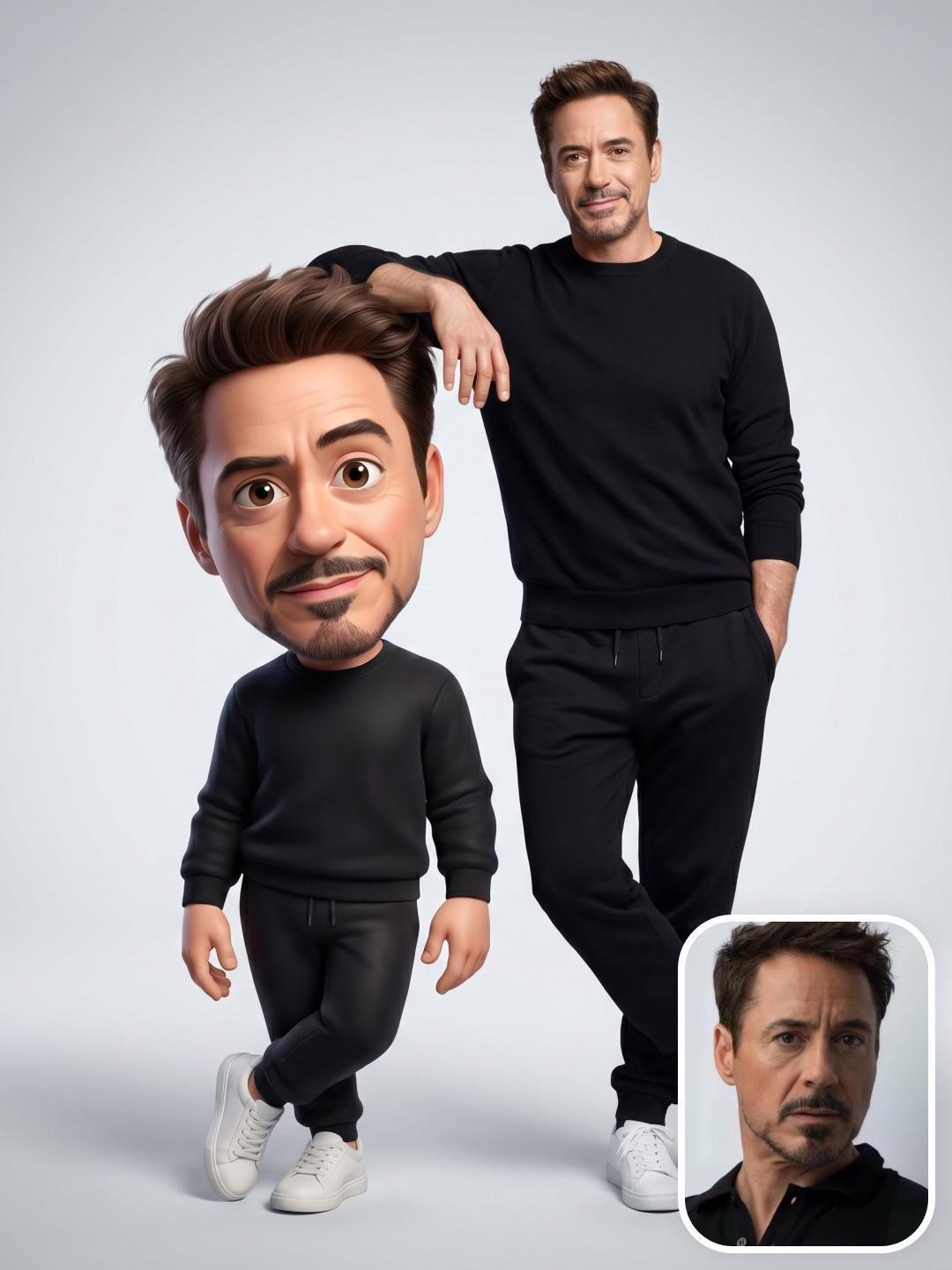 3D Bobblehead-Style