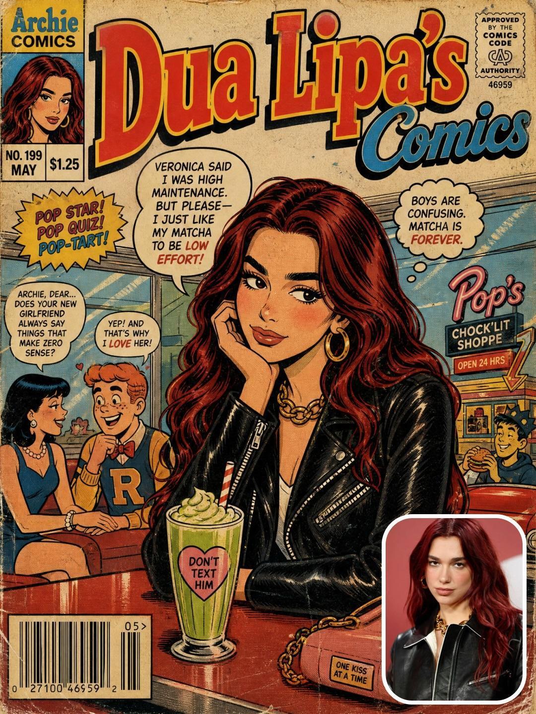 Винтажный постер в стиле Archie-Comics