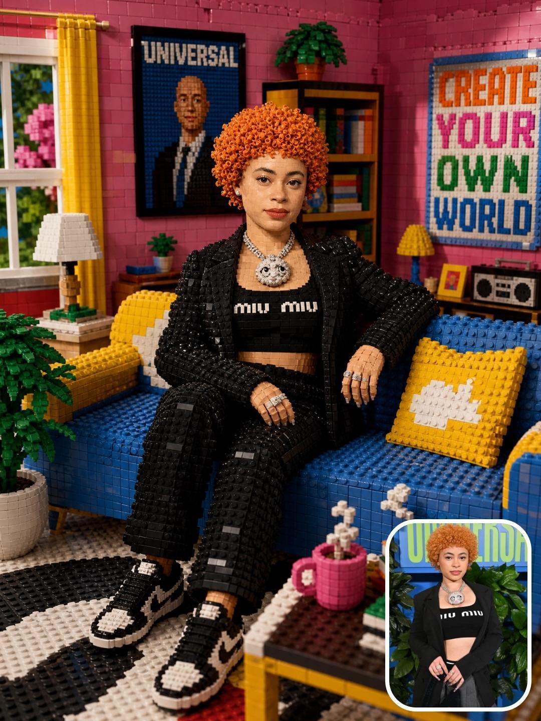 Фото в стиле Lego