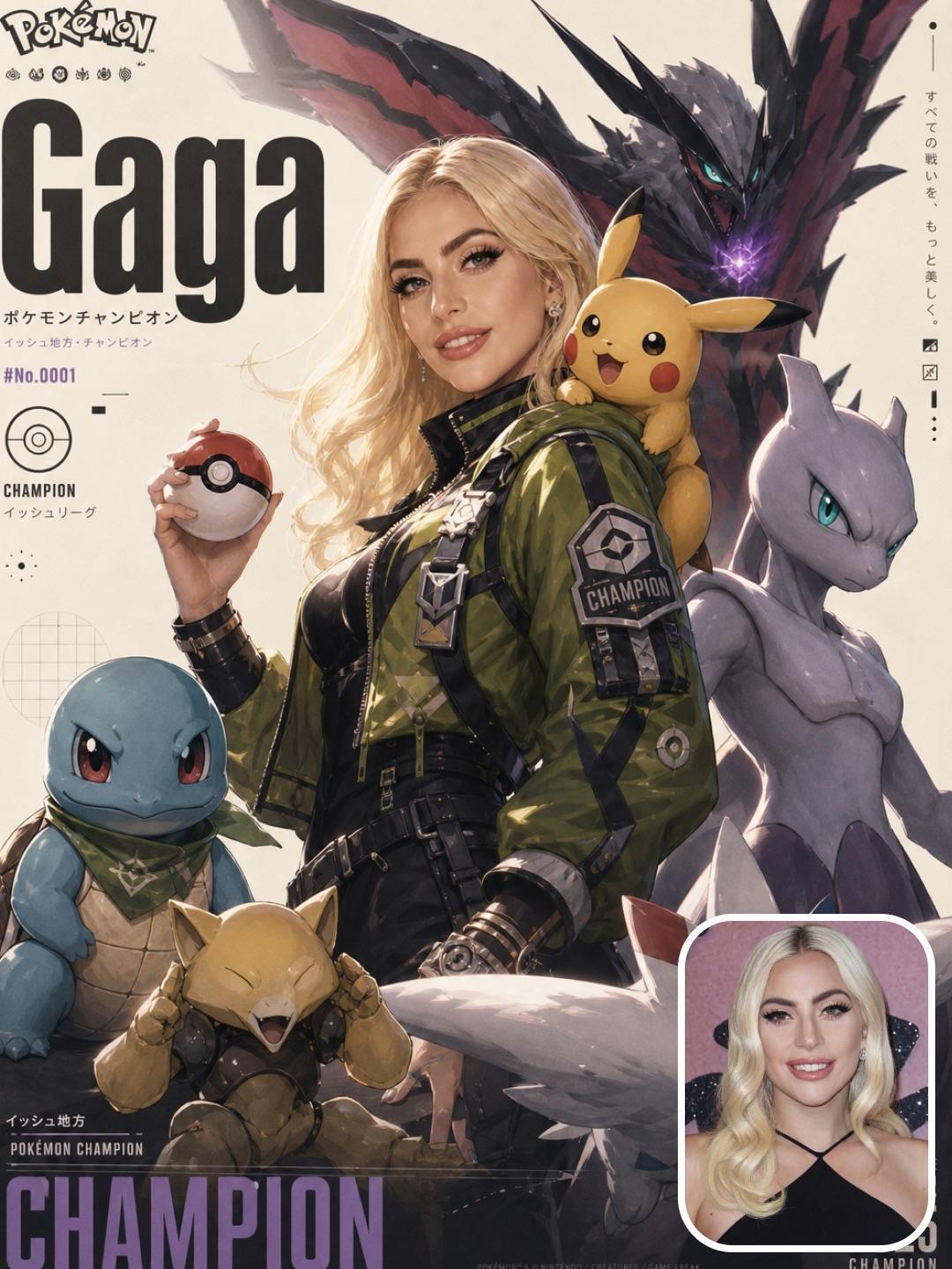 Постер в стиле Pokémon